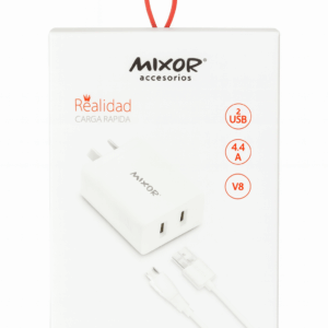 Cargador MIXOR de carga rápida con 2 puertos USB