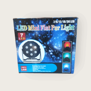 LED Mini Flat Par Light – 7 LED