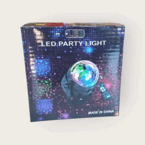 LED Party Light – Bola LED Giratoria con Control