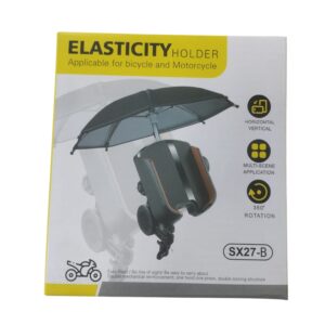 Soporte de Celular para Bicicleta y Moto con Mini Sombrilla Protectora