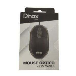 Mouse Óptico Dinax Link con Cable USB - Ergonómico