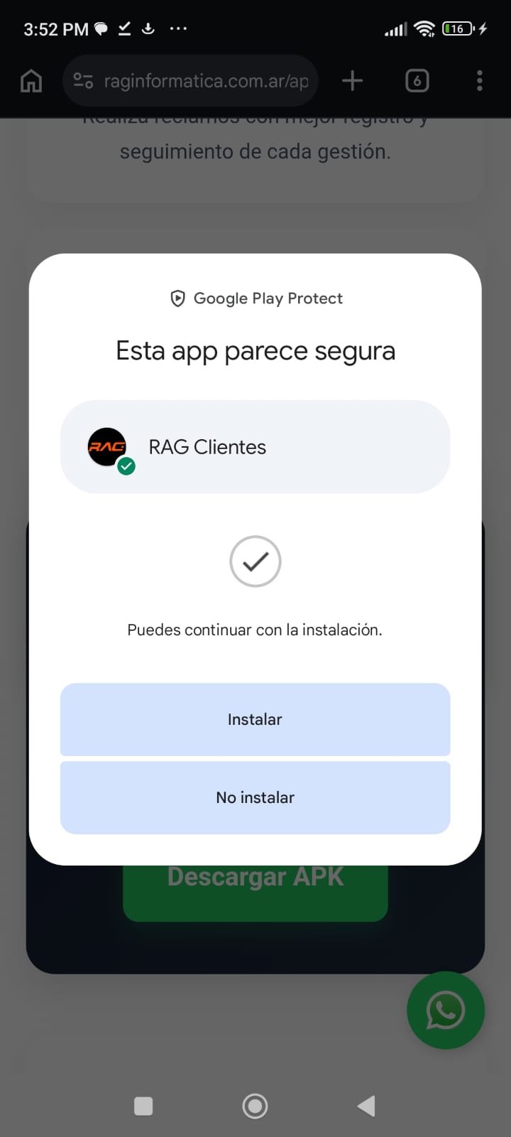 App segura para instalar