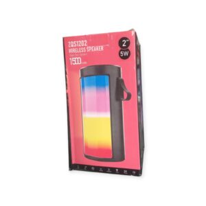 Parlante Bluetooth ZQS1202 Wireless Speaker – Luces LED y Super Bass
