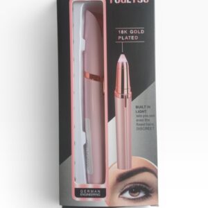Depilador Facial Eléctrico Fugetsu 18K Gold Plated con Luz LED Integrada