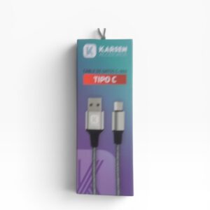 Cable de Datos y Carga Tipo C Karsen Reforzado Mallado
