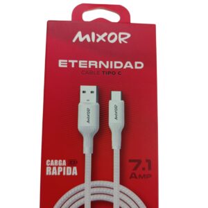Cable USB Tipo C Mixor Eternidad - Carga Rápida 7.1A