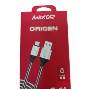 Cable USB Mixor Origen V8 - Reforzado 5.4A